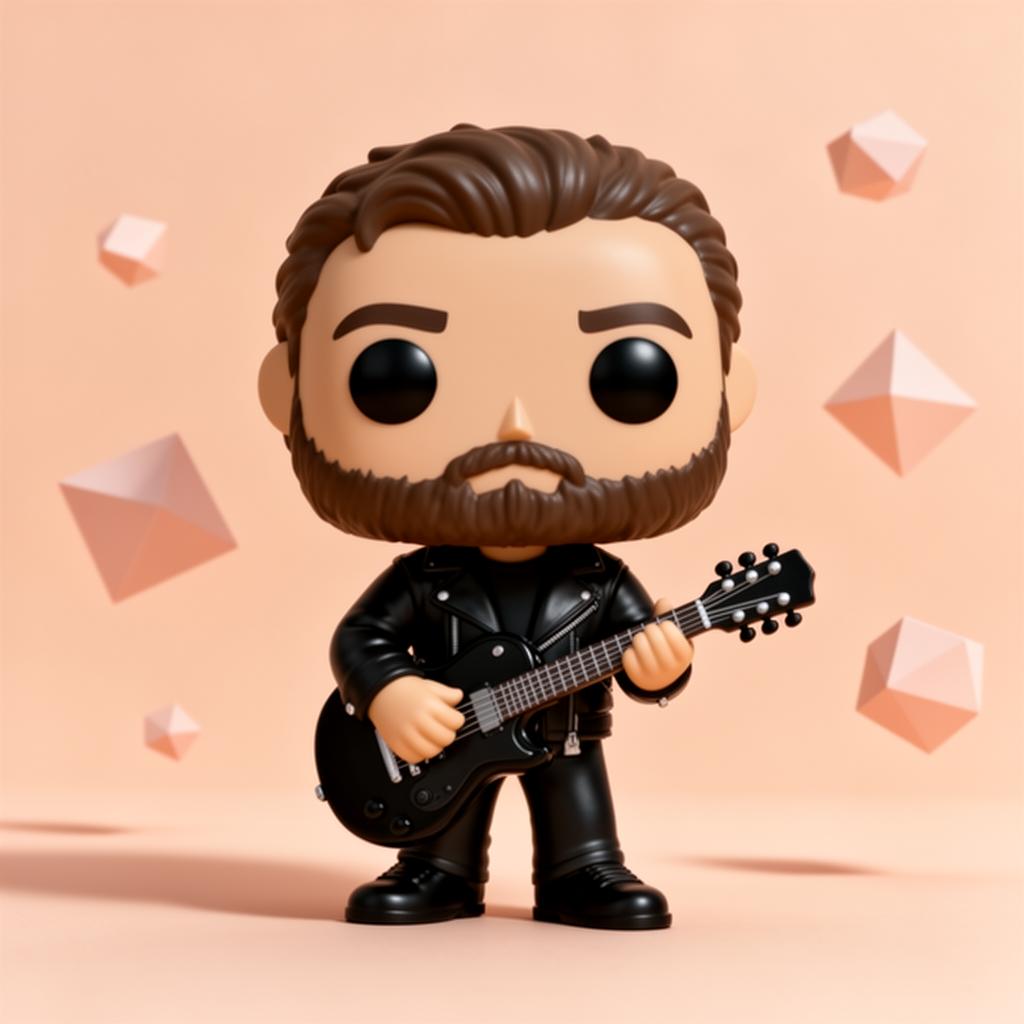 Custom Funko Pop guitarist